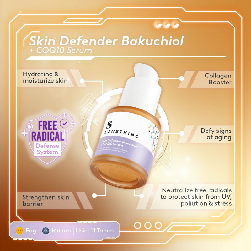 SOMETHINC Skin Defender Bakuchiol + COQ10 Serum - Somethinc