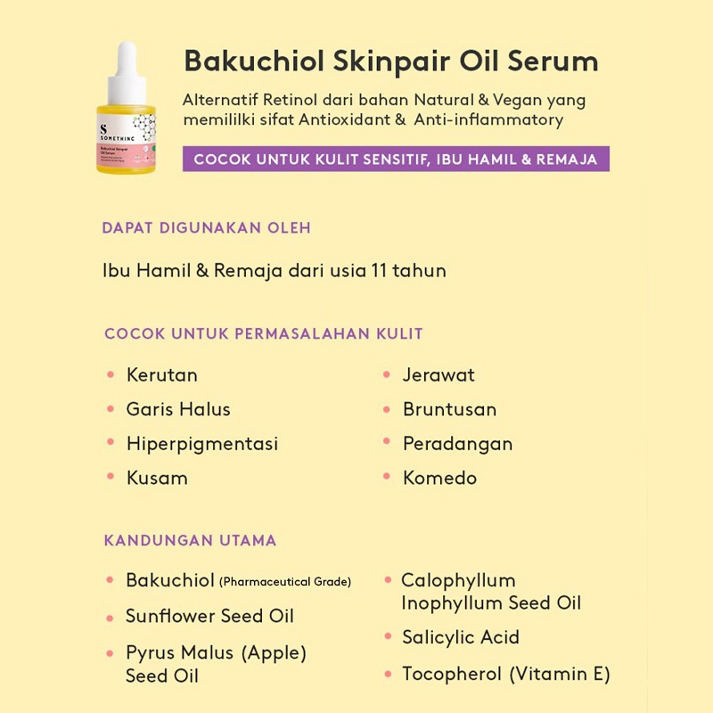 Somethinc Bakuchiol Skinpair Oil Serum Somethinc